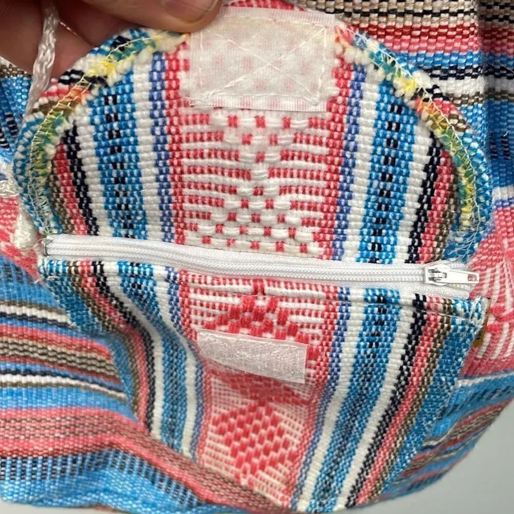 Pinzon Canvas Boho Aztec Backpack - Picture 5 of 10